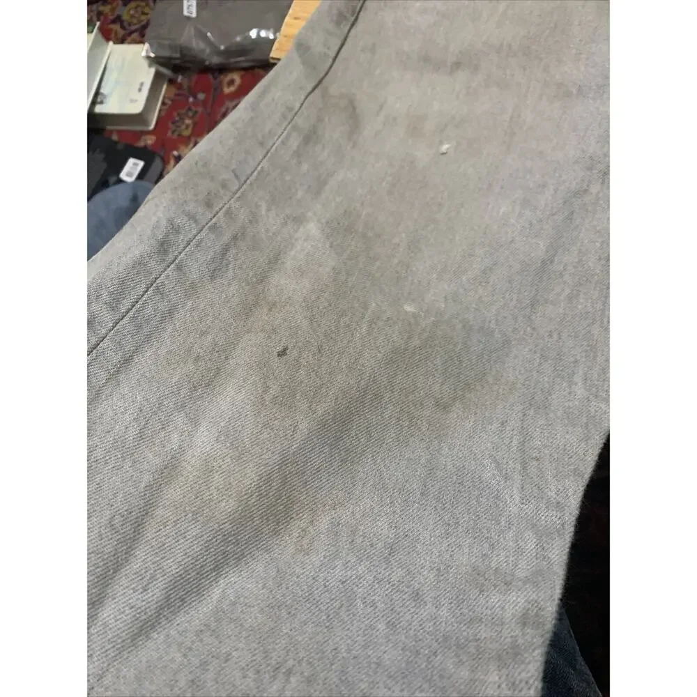 Vintage Men's Gray Levi's 501XX Button‎ Fly Straight Denim Jeans Tag 32x36 Rare